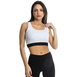 Paco & Co Seamless Fashion Crop Top 213241-White