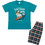Minerva Coolest Surf Rider Παιδική Πιτζάμα Βαμβακερή Καλοκαιρινή Τιρκουάζ 90-62091-670