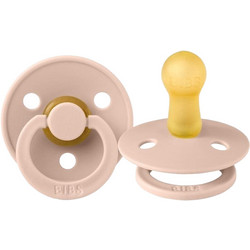 BIBS Colour Πιπίλα Καουτσούκ 6m+ Blush
