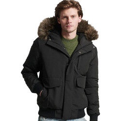 Superdry Everest Ανδρικό Μπουφάν Χειμωνιάτικο Bomber Μαύρο M5011742A-12A