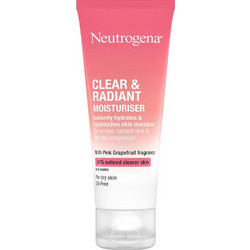 Neutrogena Clear & Radiant Moisturiser Pink Grapefruit Face Cream 50ml