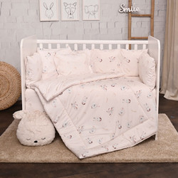 Lorelli Lily Bunnies Σετ Κούνιας Beige 4τμχ 20800145501