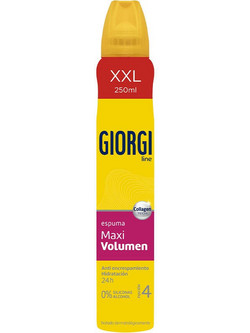Giorgi Line Maxi-volume 4 Fixing Αφρός Μαλλιών για Όγκο Δυνατό Κράτημα 250ml