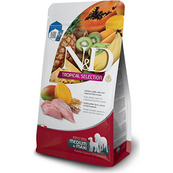 Farmina N&D Tropical Selection Medium & Maxi Adult with Chicken, Spelt, Oats & Tropical Fruits 10kg