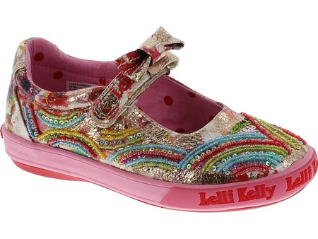 Lelli Kelly Παιδικές Μπαλαρίνες Πάνινες με Σκρατς Πολύχρωμες LK9188-BX02