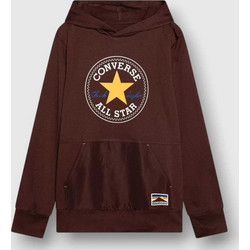 Converse Παιδικό Φούτερ με Κουκούλα Σοκολατί 9CD880-X8K