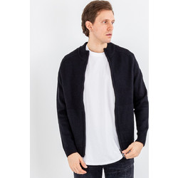 Weekend Offender Dexter Ανδρική Ζακέτα Πλεκτή με Φερμουάρ Μαύρη 2320152
