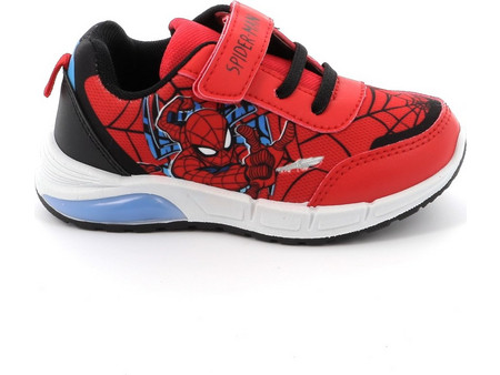 Marvel Spider-Man Παιδικά Sneakers με Φωτάκια Κόκκινα SP012605