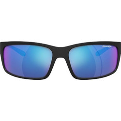 Arnette AR4242 251125 Ανδρικά Γυαλιά Ηλίου Οβάλ Κοκάλινα Μαύρα με Μπλε Polarized Φακό