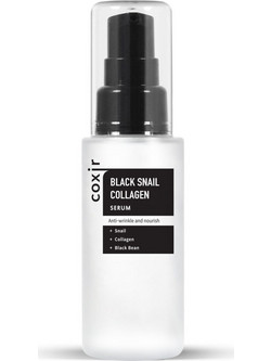 Coxir Black Snail Collagen Αντιγηραντικό Serum Προσώπου με Κολλαγόνο 50ml