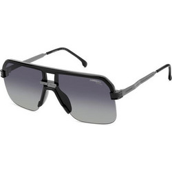 Carrera CA1066S 807/WJ Ανδρικά Γυαλιά Ηλίου Μάσκα Μεταλλικά Μαύρα με Γκρι Polarized Φακό