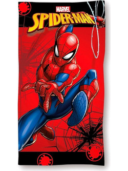 Marvel Spiderman Παιδική Πετσέτα Θαλάσσης Microfibre Κόκκινη 70x140cm