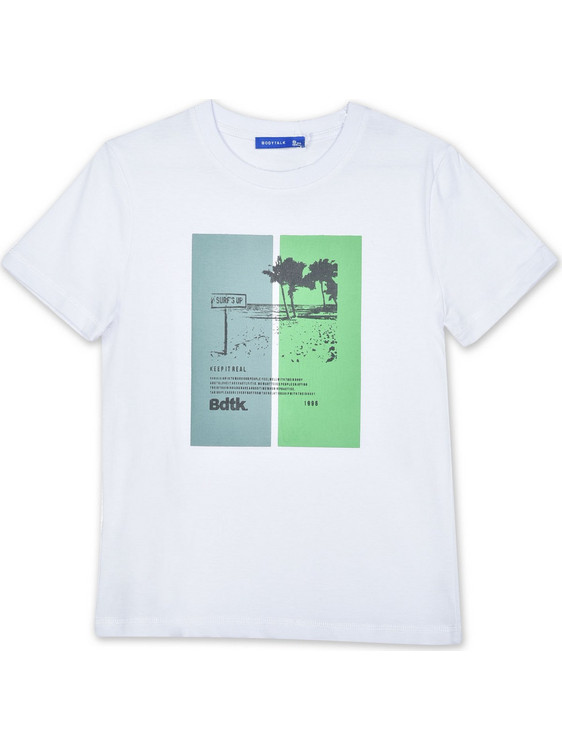 BodyTalk Παιδικό T-Shirt Κοντομάνικο Λευκό 1241-754228-00211