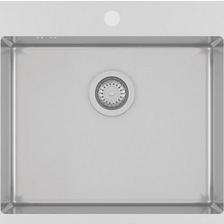 Helika Luna 100N Ένθετος Νεροχύτης Inox Σατινέ 55x50.5cm
