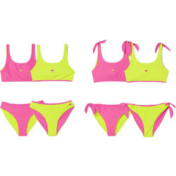 4F Παιδικό Μαγιό Bikini Set για Κορίτσι Φούξια Lime JWSS24-UBKSF024-42N