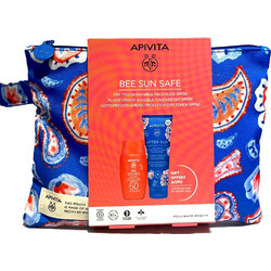 Apivita Bee Sun Safe Dry Touch Face Fluid SPF50 50ml + After Sun Gel 100ml