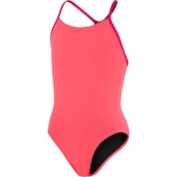 Speedo Lane Line Αθλητικό Παιδικό Μαγιό Ολόσωμο για Κορίτσι Ροζ 813441-H162