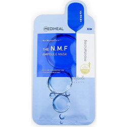Mediheal The N.M.F Ampoule Sheet Μάσκα Προσώπου για Ενυδάτωση & Λάμψη με Υαλουρονικό 27ml
