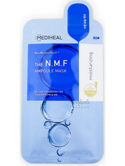 Mediheal The N.M.F Ampoule Sheet Μάσκα Προσώπου για Ενυδάτωση & Λάμψη με Υαλουρονικό 27ml