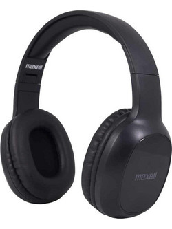 Maxell Bass 13 Wireless Ασύρματα Bluetooth Ακουστικά Over Ear Μαύρα