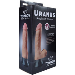 Toyboy Uranus Vibrator Ρεαλιστικός Δονητής 22cm Flesh