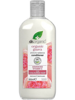 Dr. Organic Guava Φυτικό Conditioner για Προστασία Χρώματος & Επανόρθωση για Ξηρά Βαμμένα & Ταλαιπωρημένα Μαλλιά 265ml