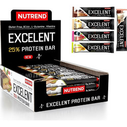 Nutrend Excelent 25% Protein Bar Strawberry Cake 18x85gr