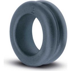 Boners Ribbed Cock Ring Ελαστικό Δαχτυλίδι Πέους Σιλικόνης Γκρι