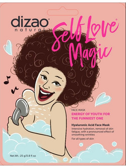 Dizao Natural Hyaluronic Acid Sheet Μάσκα Προσώπου για Ενυδάτωση & Αντιγήρανση με Υαλουρονικό 25gr