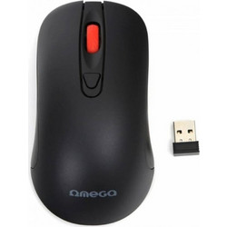 Omega Ασύρματο Ποντίκι Black