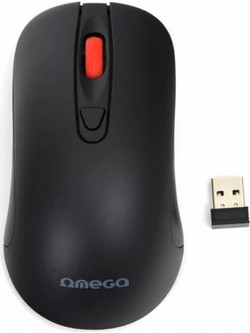 Omega Ασύρματο Ποντίκι Black