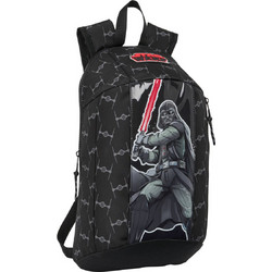Safta Star Wars The Fighter Mini Σχολική Τσάντα Πλάτης Γυμνασίου - Λυκείου Μαύρη 612401821