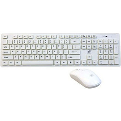 JX-K90 White Ασύρματο Σετ Πληκτρολόγιο & Ποντίκι