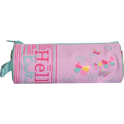 SunCe Hello Kitty Κασετίνα Βαρελάκι Ροζ HKB-301