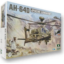 Takom AH-64D Apache Longbow Attack Helicopter Συναρμολογούμενο Πλαστικό Μοντέλο Ελικοπτέρου 1:35