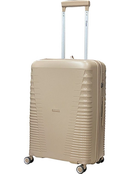 Rain RB8018 Βαλίτσα Καμπίνας 55x40x20cm με 4 Ρόδες Μπεζ