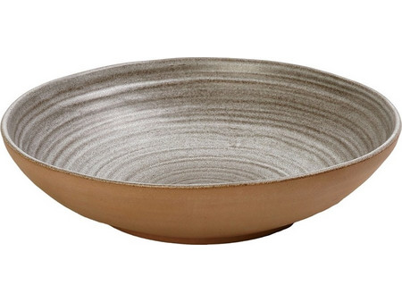 Espiel Πιάτο Βαθύ Κεραμικό Calabria Grey 26cm REP107K3