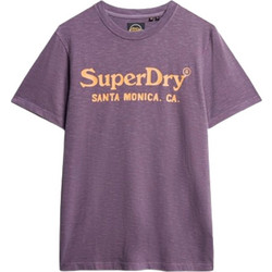 Superdry D2 Ovin Venue Ανδρικό Αθλητικό T-Shirt Μωβ M1011893A-2AW