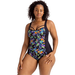 Dorina Ολόσωμο Μαγιό Floral Μαύρο Πολύχρωμο FXSS0002MI010-BK0072