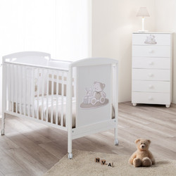 Pali Lulu Κούνια για Στρώμα 64x126cm Λευκή