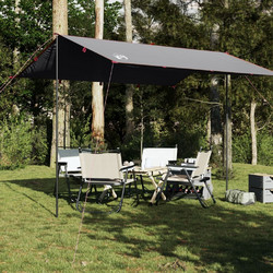 vidaXL Σκίαστρο Παραλίας Γκρι 300x294cm 94657
