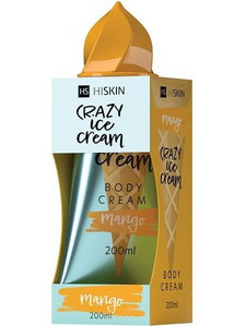 HISKIN Crazy Ice Cream Mango Ενυδατική Κρέμα Σώματος 200ml