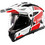 LS2 MX702 Pioneer II Hill White Red Κράνος Μηχανής On / Off 1400gr