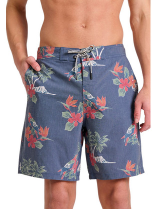 Funky Buddha Ανδρικό Μαγιό Βερμούδα Floral Γκρι FBM009-017-16