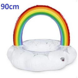 Rainbow Φουσκωτή Σαμπρέλα Θαλάσσης 90cm 05005RNB50CL