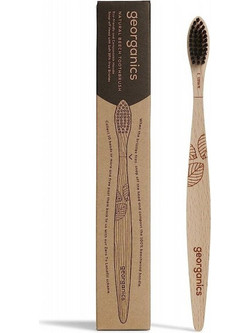 Georganics Soft Oδοντόβουρτσα Μπεζ Μαύρη