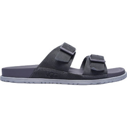 UGG Wainscott Buckle Δερμάτινα Ανδρικά Σανδάλια Ανθρακί 1124901-00G1