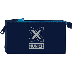 Munich Triple Carry-All Κασετίνα Navy Μπλε CARRY-ALL