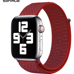 Sonique Nylon Λουράκι Υφασμάτινο Red (Apple Watch 38 / 40 / 41mm)