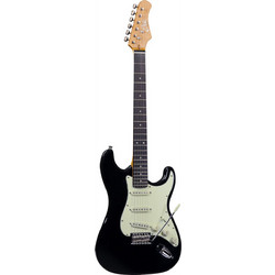 Eko Guitars S300 VNOS Ηλεκτρική Κιθάρα ST Style με SSS Μαγνήτες Black